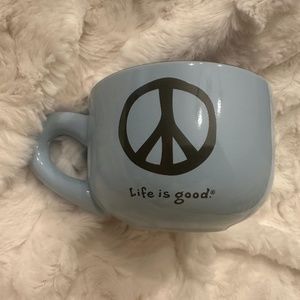 Life Is Good Home Coffee or Cappuccino Cup / Soup Mug